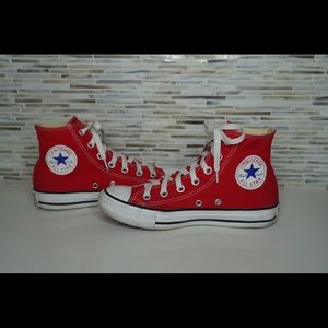 Red High Top Converse